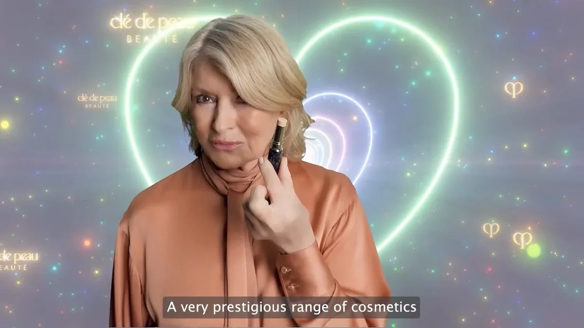 Clé de Peau's Martha Stewart debut hits 78M views