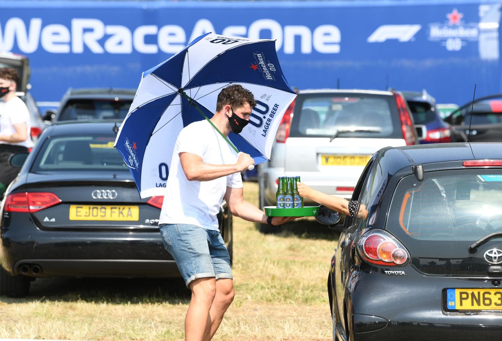 Heineken F1 drive-in for NHS workers hit 60M reach
