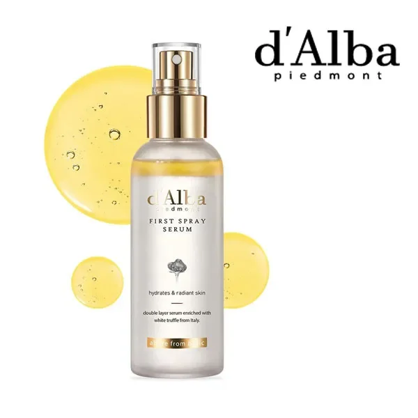 d'Alba White Truffle Spray Serum TikTok influencer and UGC campaign