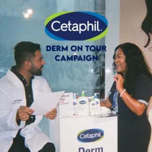 Cetaphil Derm On Tour: creator coverage that took a pop-up to 3.98M+ impressions