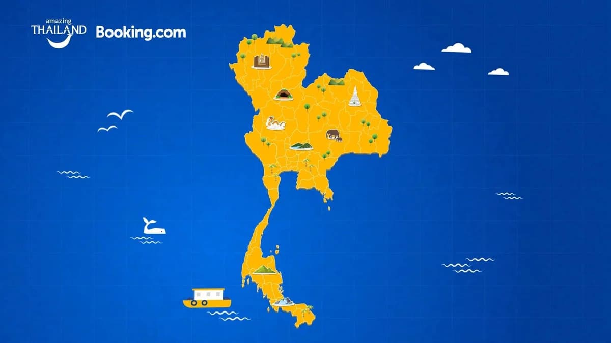 Booking.com Thai foodie map earned 8.8M impressions