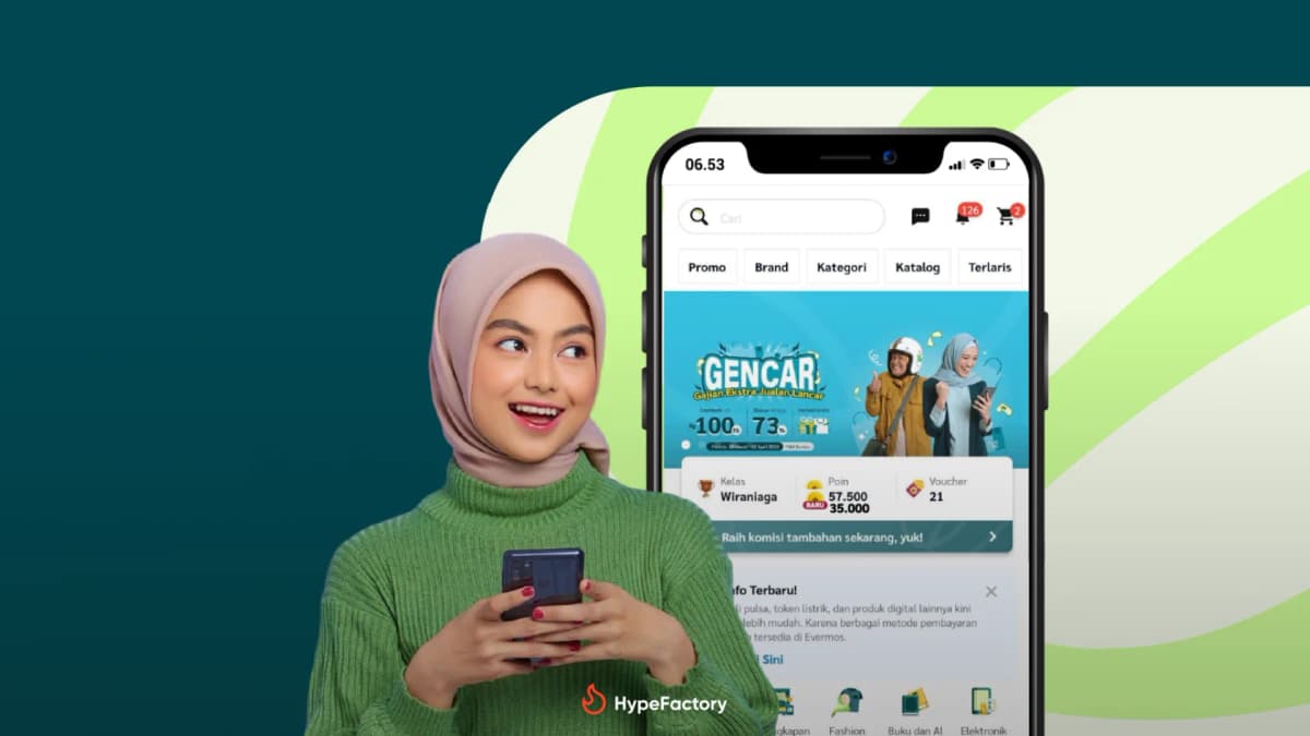 Evermos Instagram Stories Campaign for Reseller Acquisition