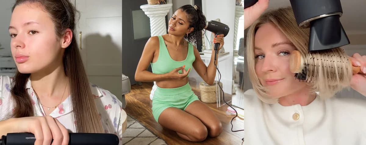 Panasonic hair care creators hit 49.8M impressions