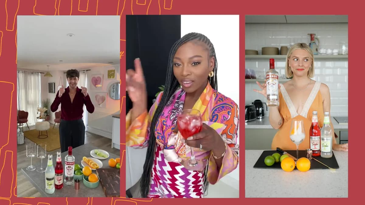 Smirnoff x FeverTree Vodka Spritz Influencer Campaign