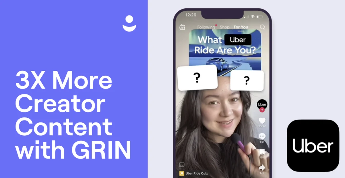 Uber grew to 750K TikTok followers in one year