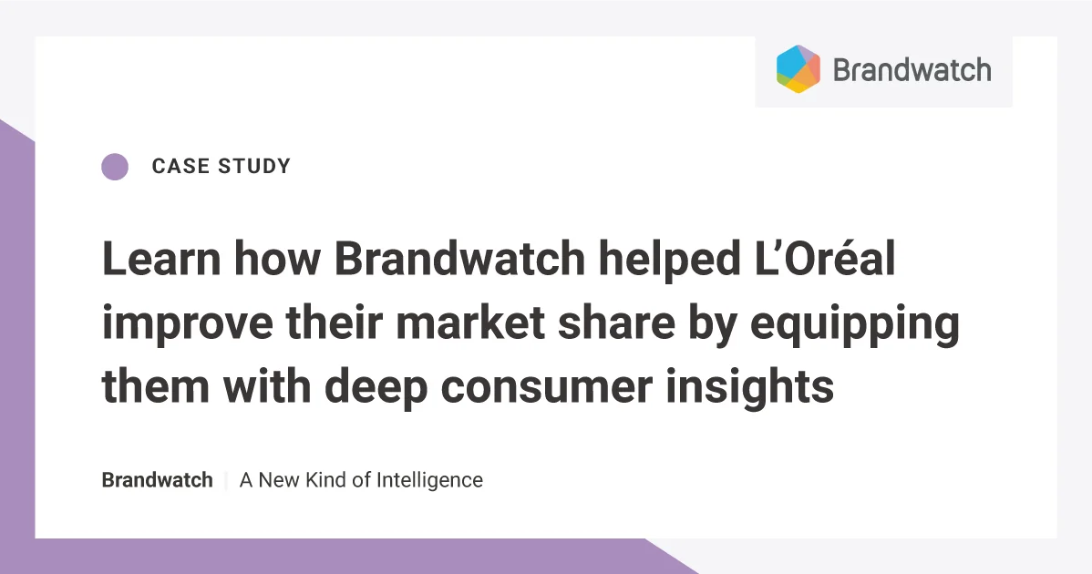 L'Oréal Indonesia grew market share via social listening
