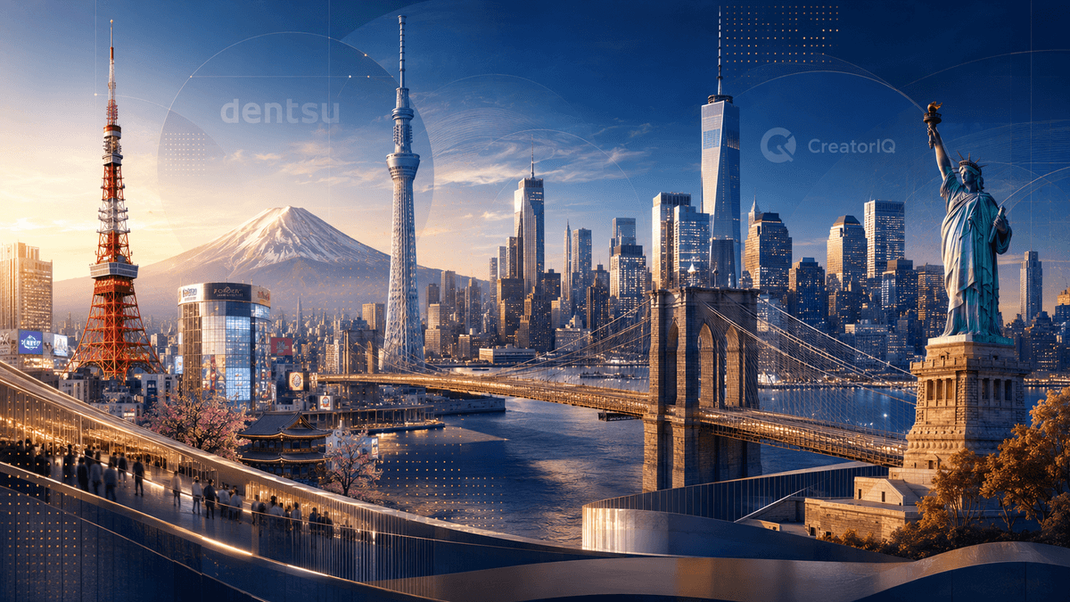 Buying Creators Like Media: The Dentsu & CreatorIQ Partnership and the Infrastructure Era