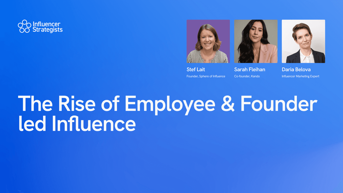 The Rise of Employee & Founder led Influence
