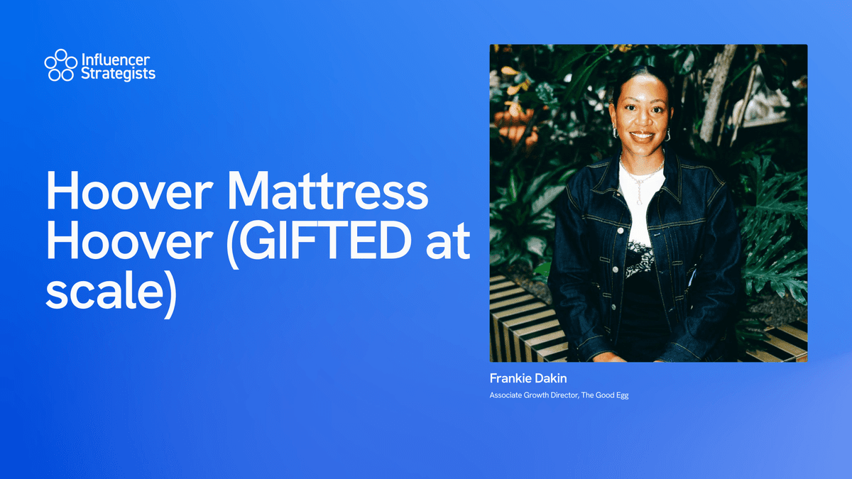 Hoover Mattress Hoover (GIFTED at scale)