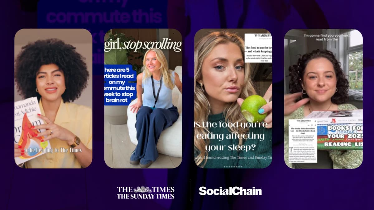 The Times and Sunday Times Instagram and TikTok Creator Campaign